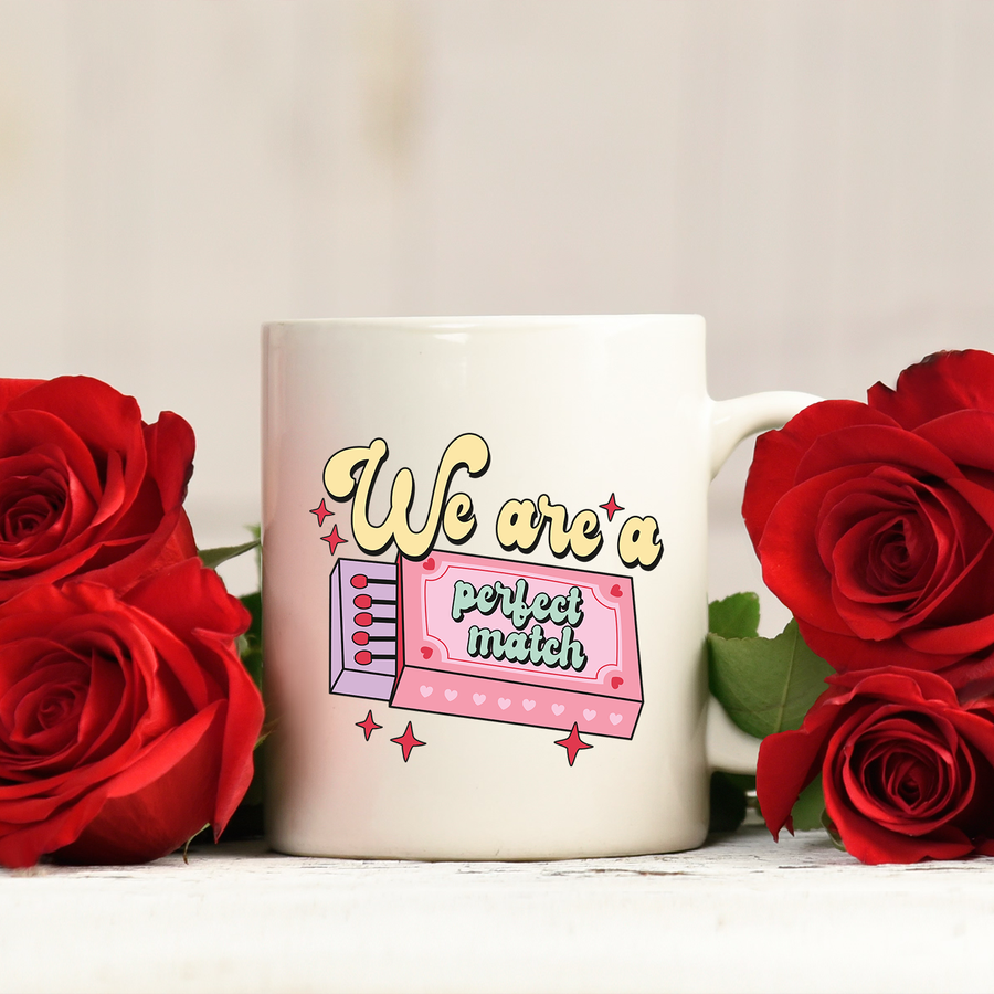 We Are a Perfect Match 15oz Mug