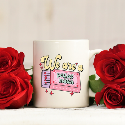 We Are a Perfect Match 15oz Mug