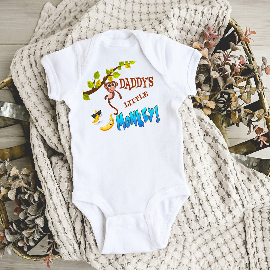Daddy's Little Monkey Onesie