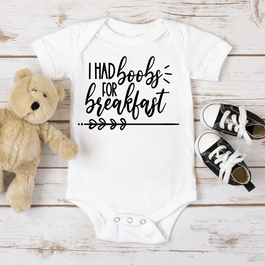 Boobs for Breakfast Onesie