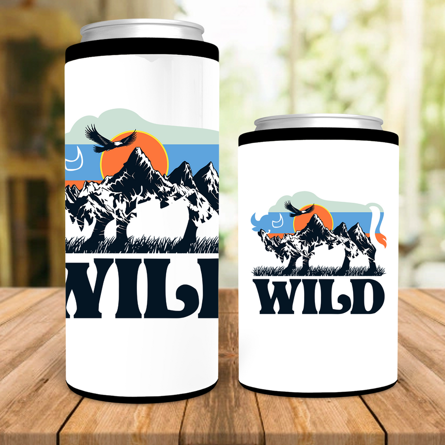 Wild Bison Can Cooler