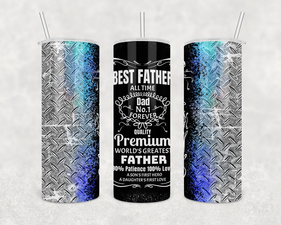 World's Greatest Father 20oz Skinny Tumbler