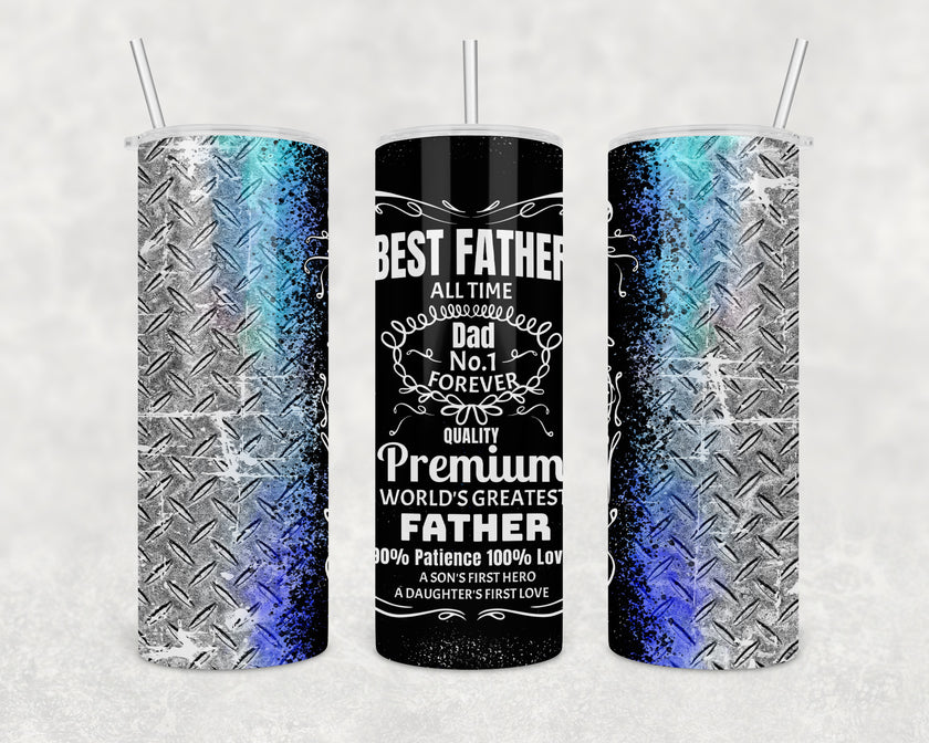 World's Greatest Father 20oz Skinny Tumbler