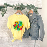 Painted Autism Awareness Puzzle Piece T-shirt