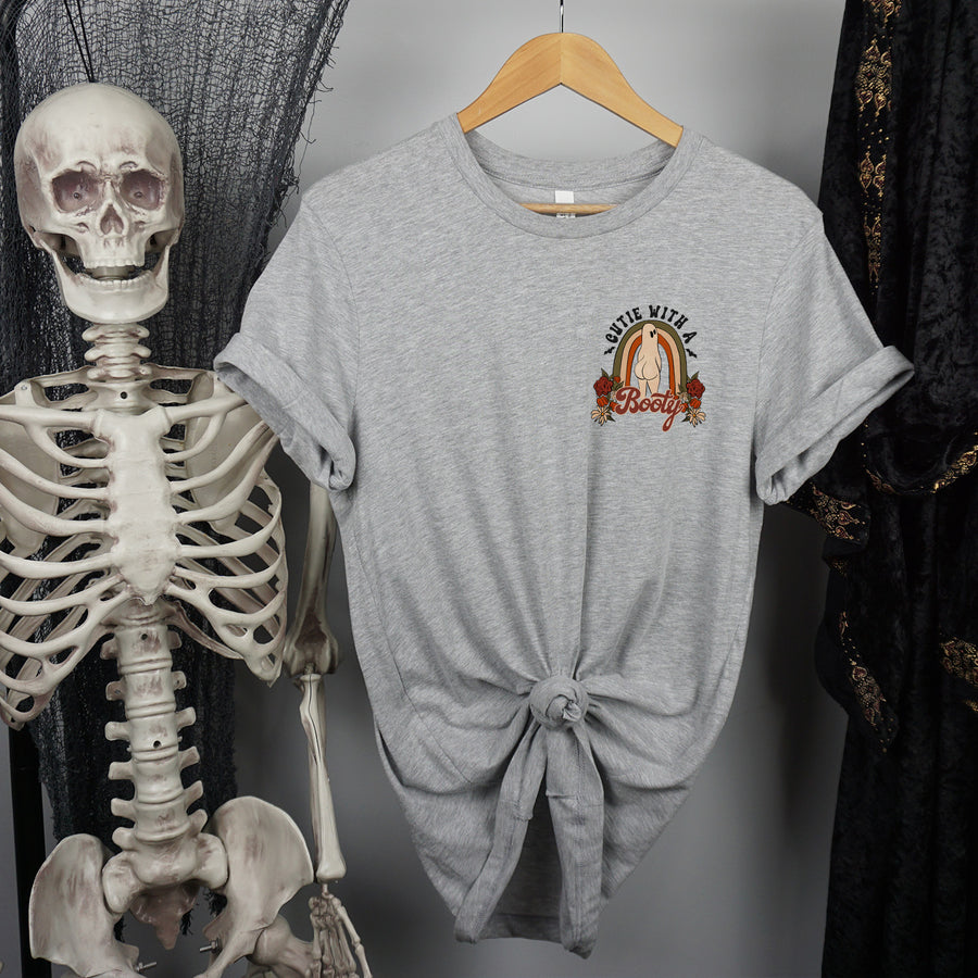 Cutie with a Booty Ghost - Pocket Print Unisex T-shirt