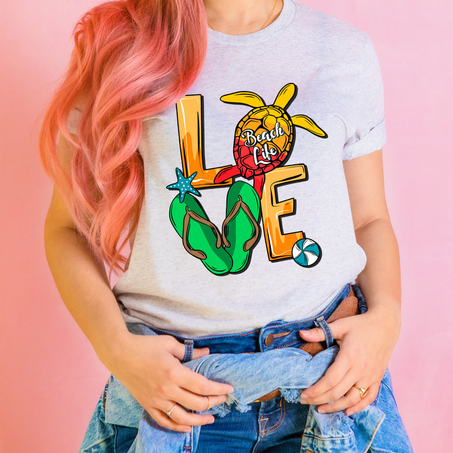 Beach Life Love Unisex T-shirt