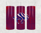 Buffalo Zubaz 20 oz Skinny Tumbler