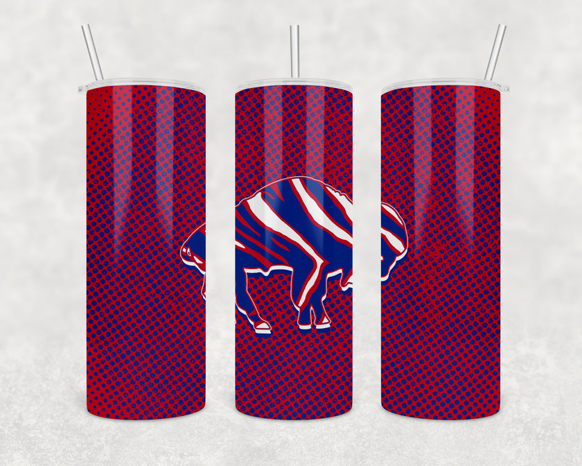 Buffalo Zubaz 20 oz Skinny Tumbler