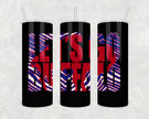 Let's Go Buffalo Zubaz 20oz Skinny Tumbler