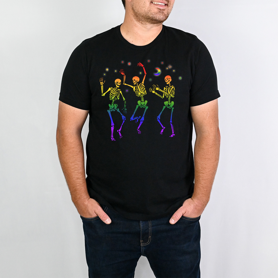 Rainbow Skeletons Unisex T-shirt