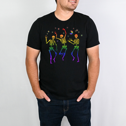 Rainbow Skeletons Unisex T-shirt