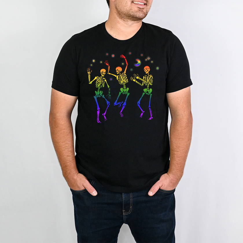 Rainbow Skeletons Unisex T-shirt