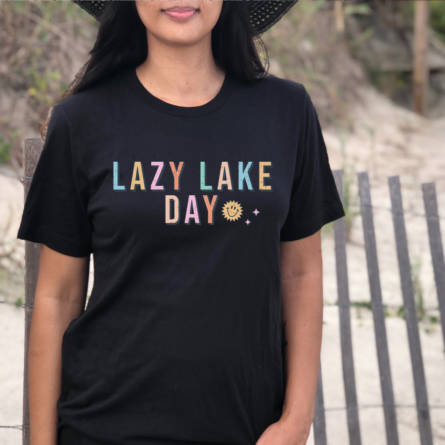 Lazy Lake Day Unisex T-shirt