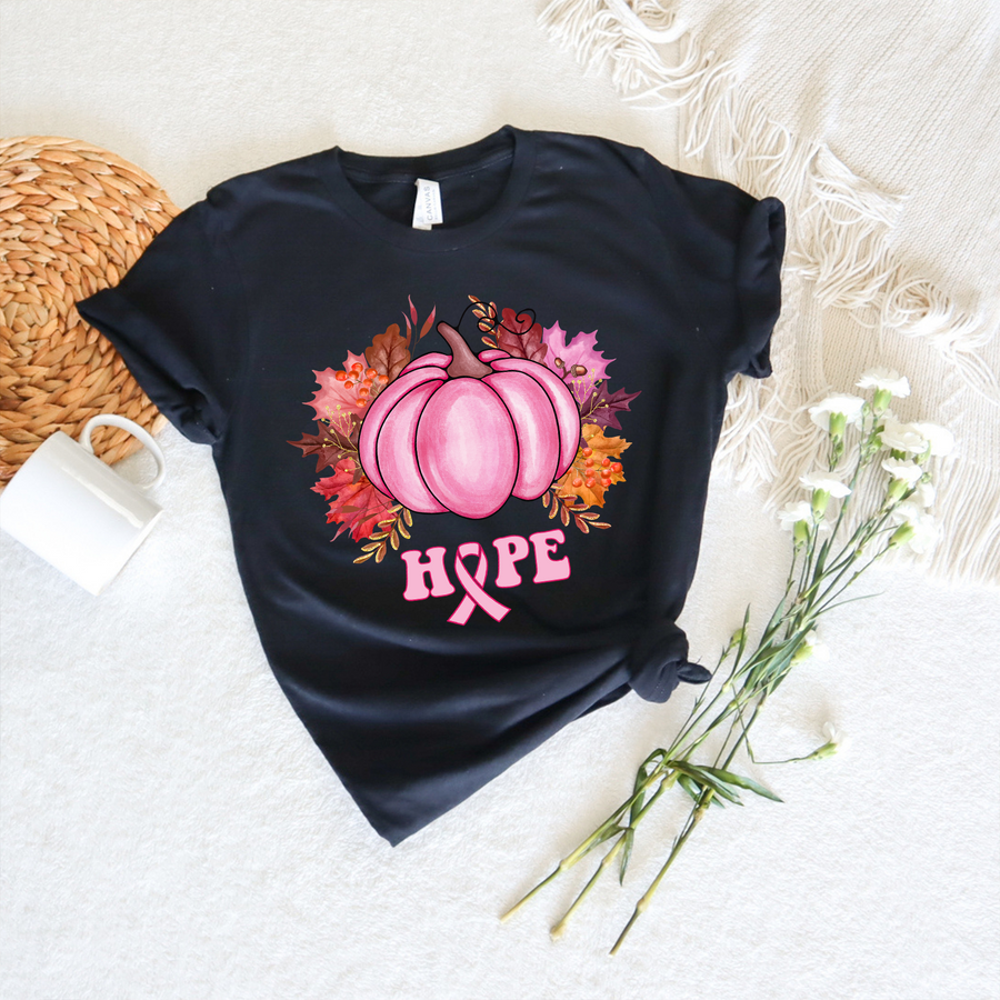 Beast Cancer Hope Pumpkins Unisex T-shirt