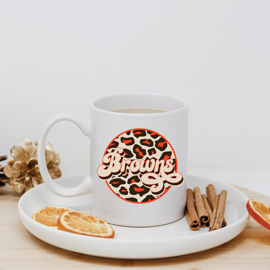 Leopard Cleveland 15oz Mug - Browns