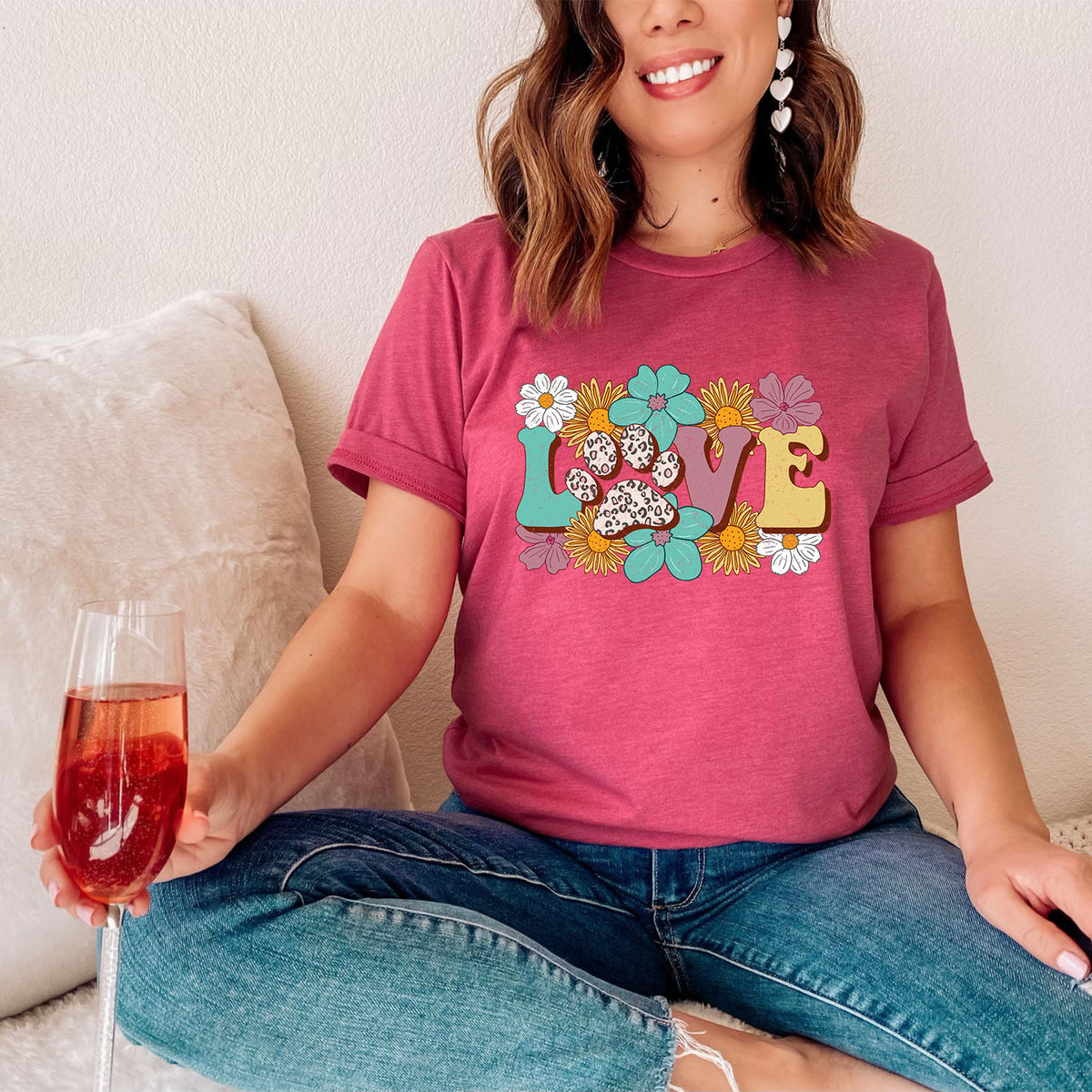 Retro Pet Love Unisex T-shirt