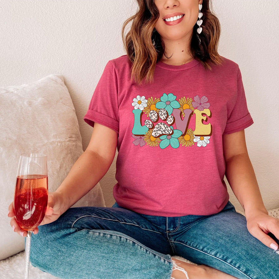 Retro Pet Love Unisex T-shirt