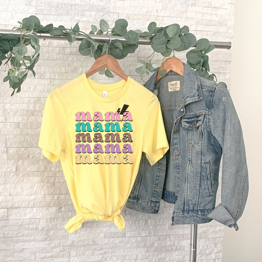 Pastel Rock Mama Unisex T-shirt