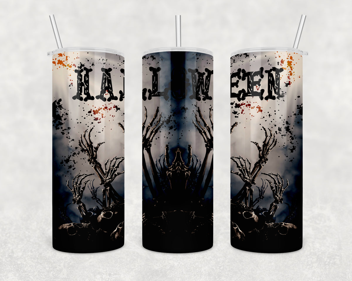Ghouls Halloween 20oz Skinny Tumbler