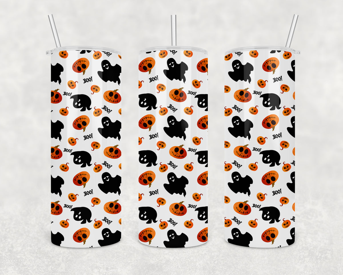Halloween Pattern 20oz Skinny Tumbler