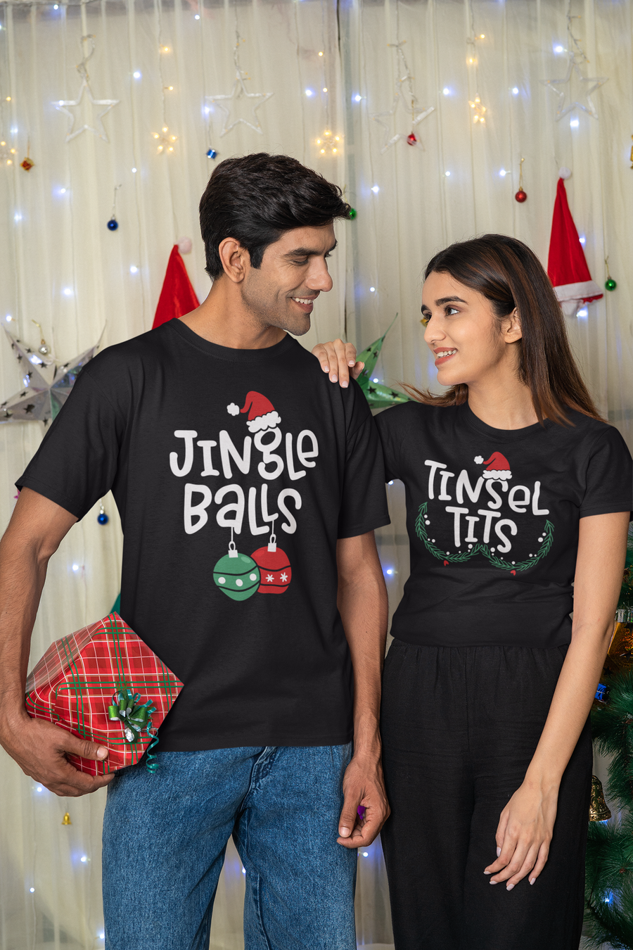 Jingle and Tinsel Unisex T-shirt