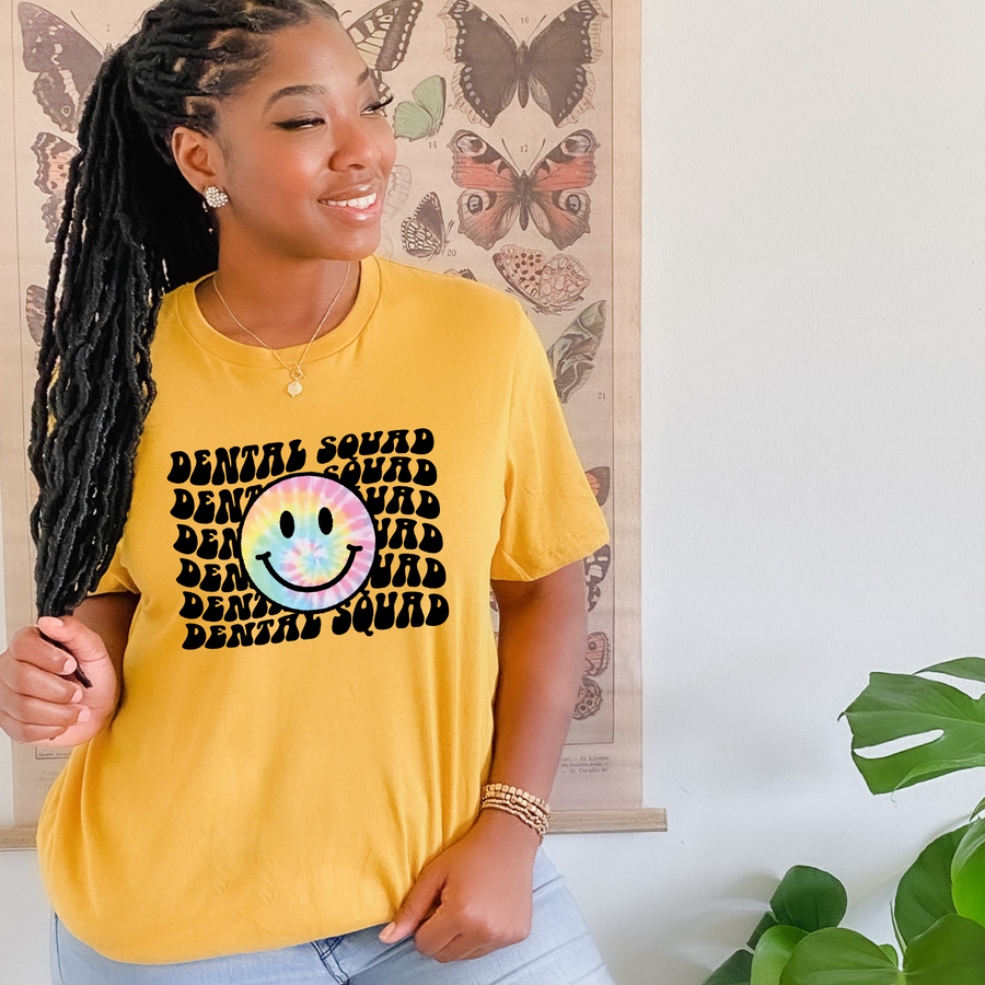 Tie Dye Dental Squad Unisex T-shirt