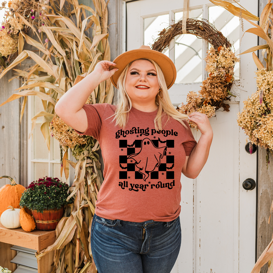 Ghosting People All Year Round Unisex T-shirt