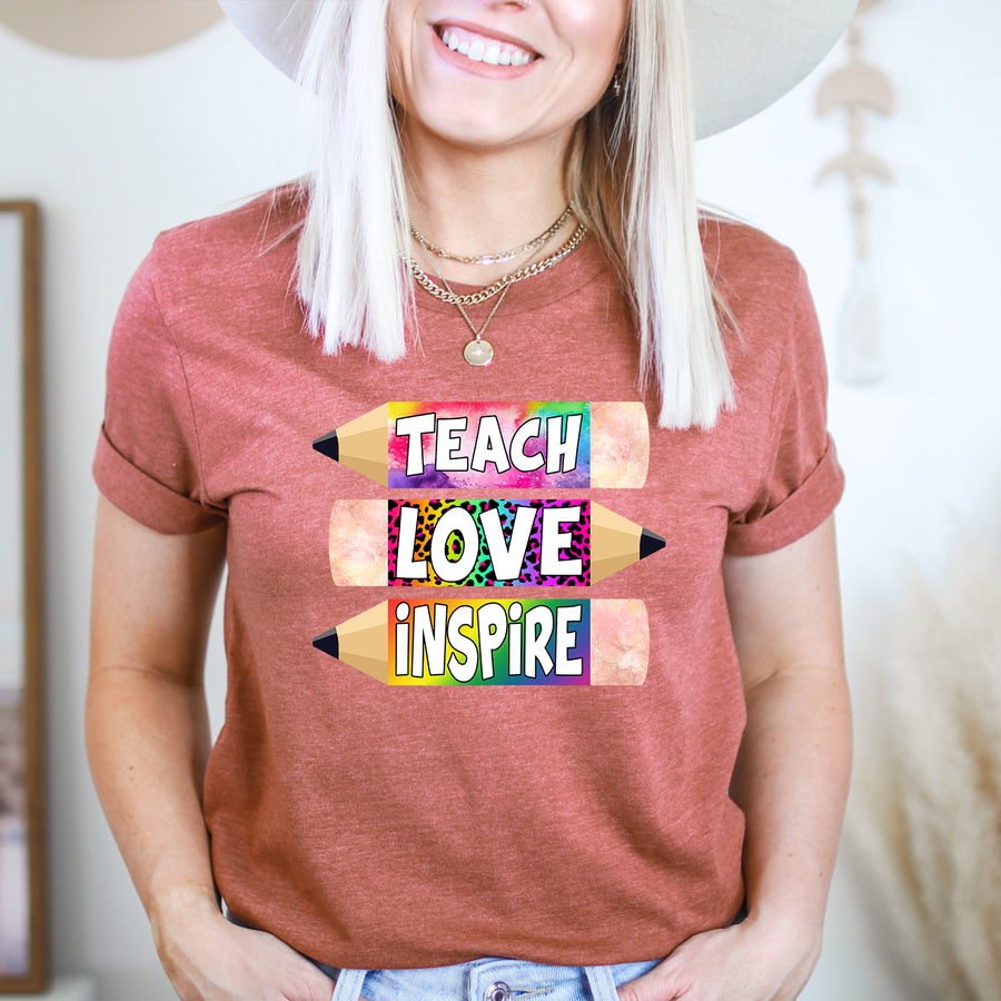 Teach Love Inspire Unisex T-shirt