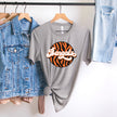 Bengals Stripe Retro Circle Unisex T-shirt