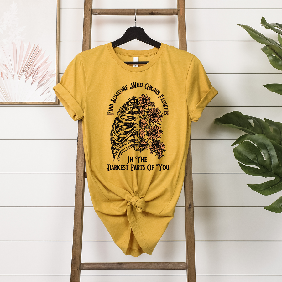 Find Someone Who Grows Flowers Unisex T-shirt