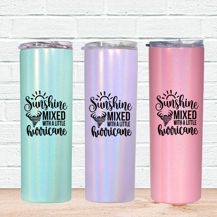 Sunshine Mixed with Hurricane Skinny Tumbler