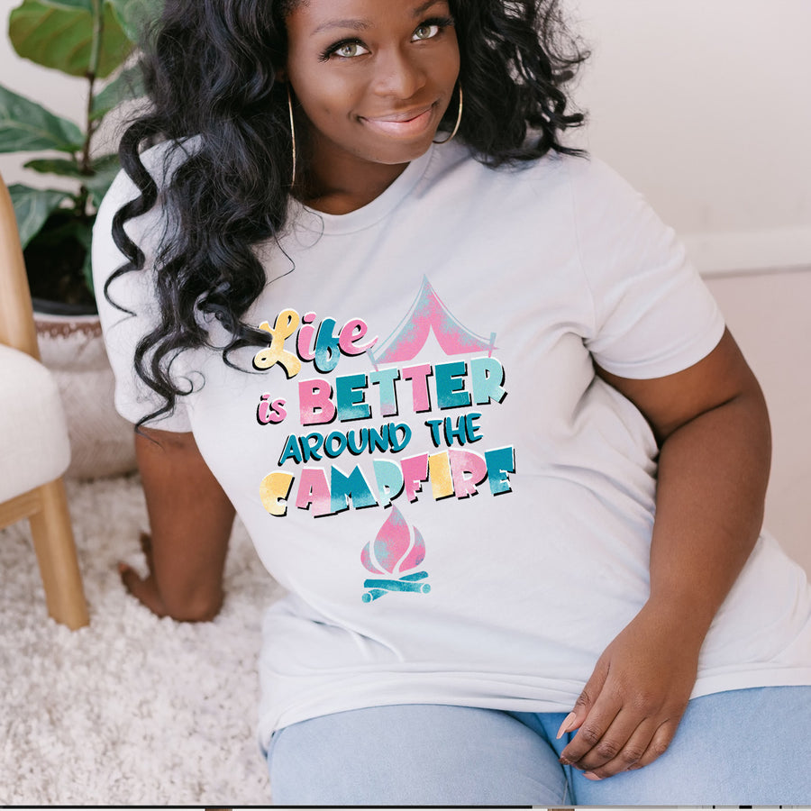 Life Is Better Around The Campfire Unisex T-shirt