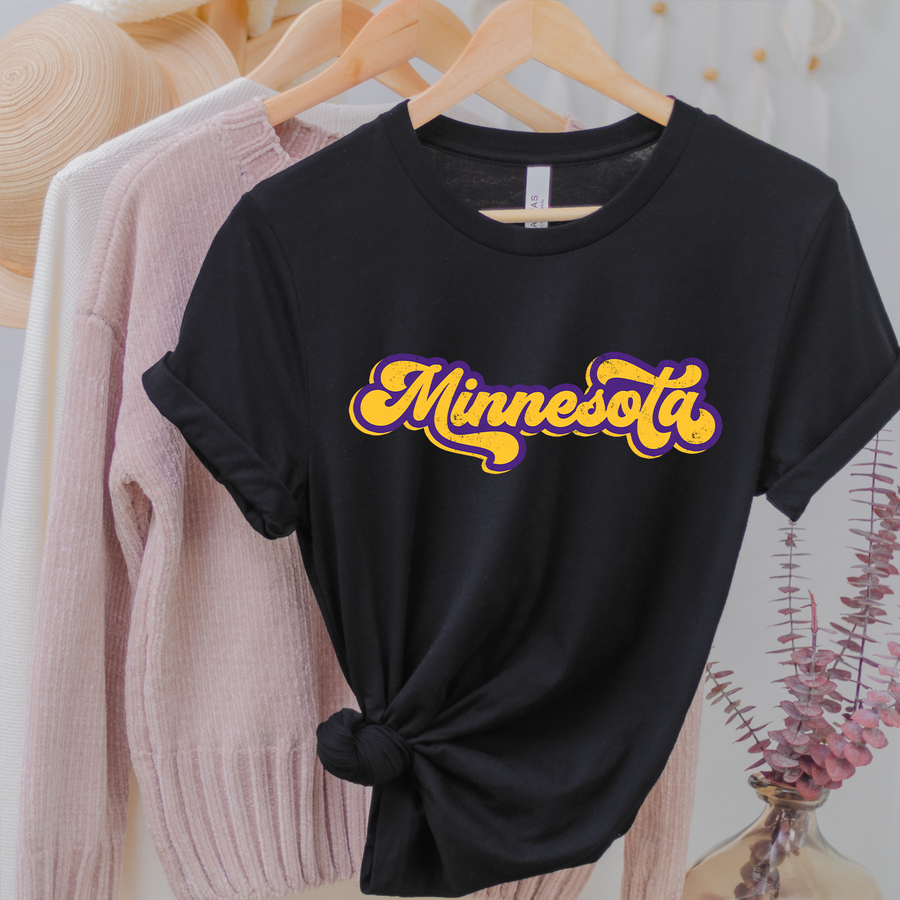Retro Minnesota Distressed T-shirt