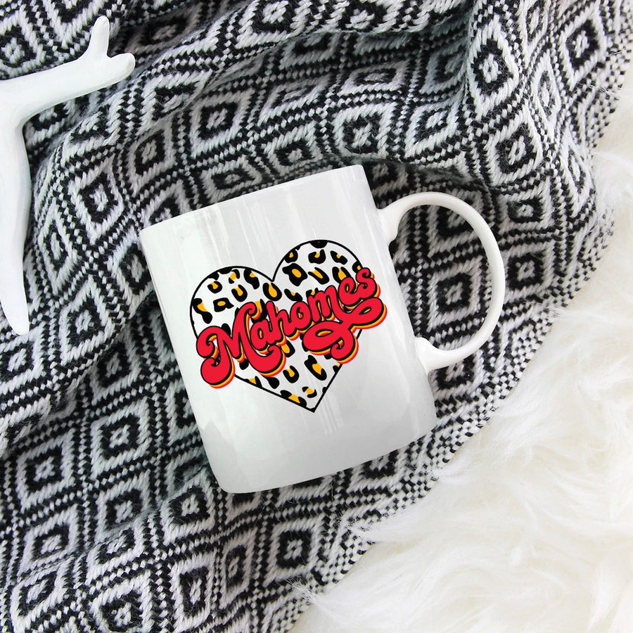 Leopard Mahomes 15oz Mug - Chiefs