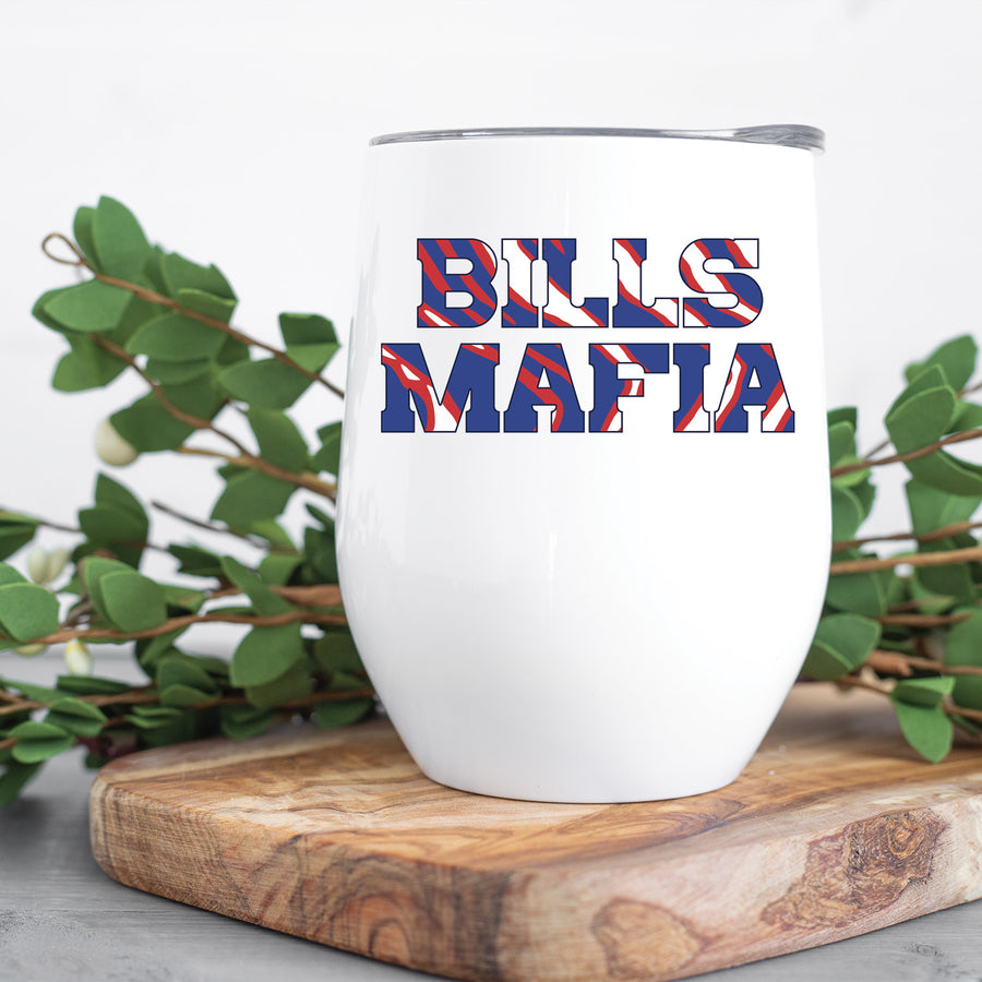 Bills Mafia Wine Tumbler