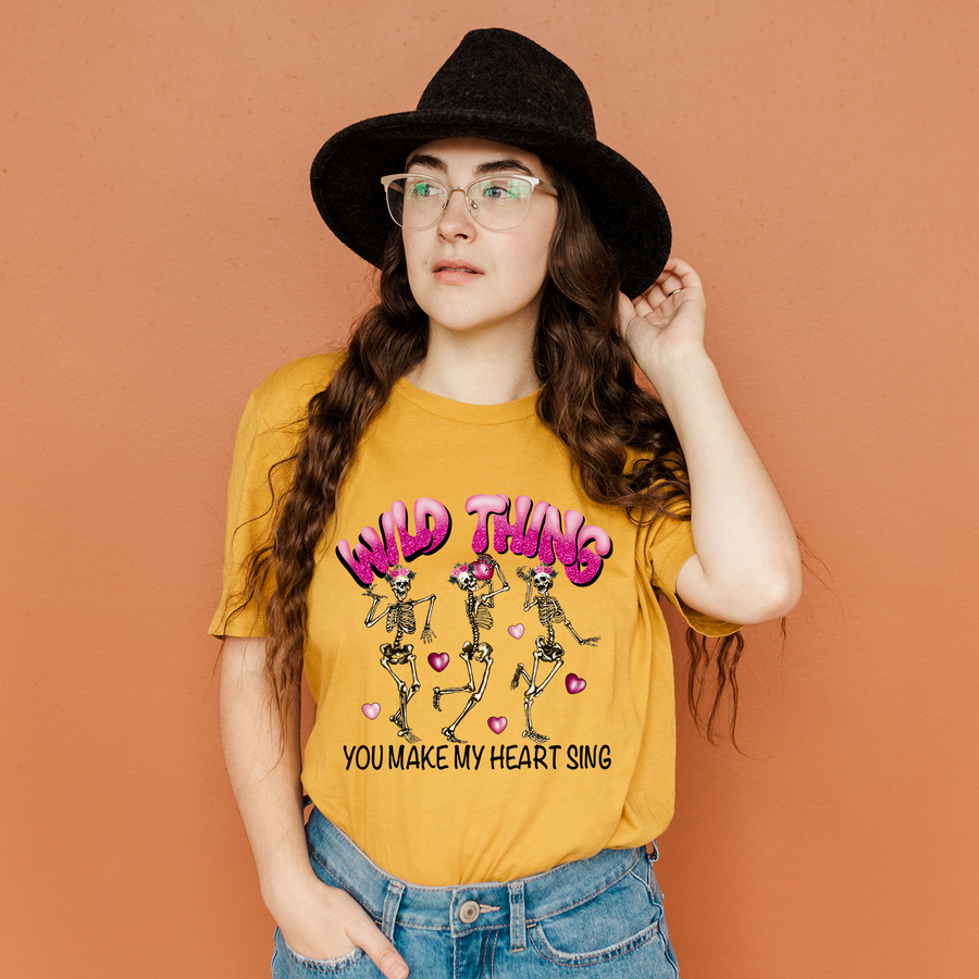 Wild Thing Skeleton Unisex T-shirt