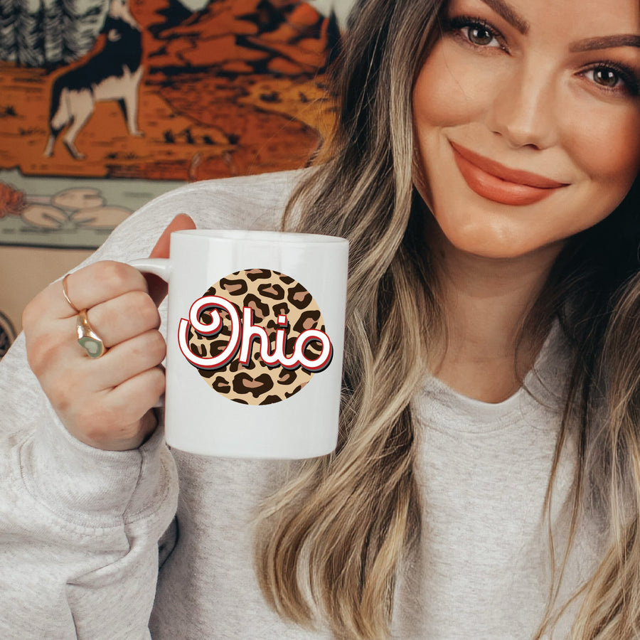 Leopard Ohio 15oz Mug
