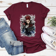 Queen Of Hearts Mugshot Unisex T-shirt
