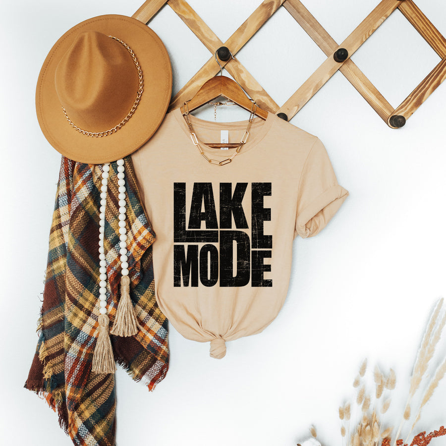 Lake Mode Distressed Unisex T-shirt