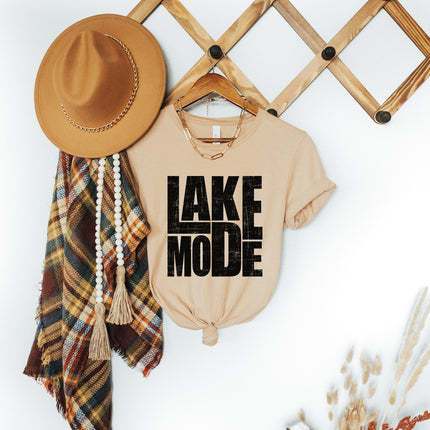 Lake Mode Distressed Unisex T-shirt