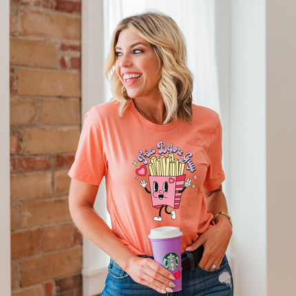 Fries before Guys Unisex T-shirt