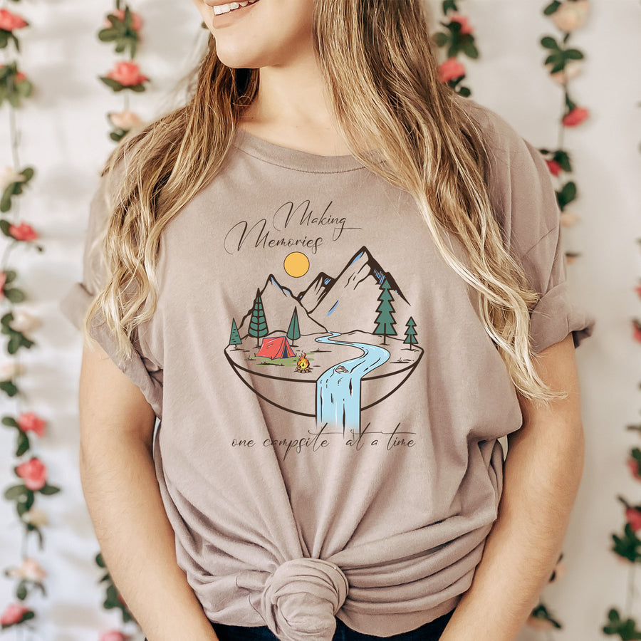 Making Memories One Campsite At a Time Unisex T-shirt