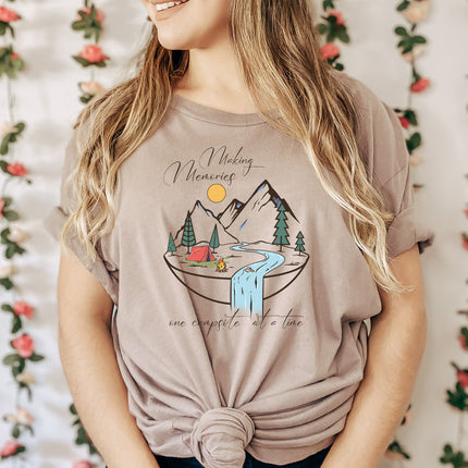 Making Memories One Campsite At a Time Unisex T-shirt