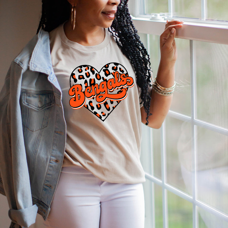 Bengals Heart Unisex T-shirt