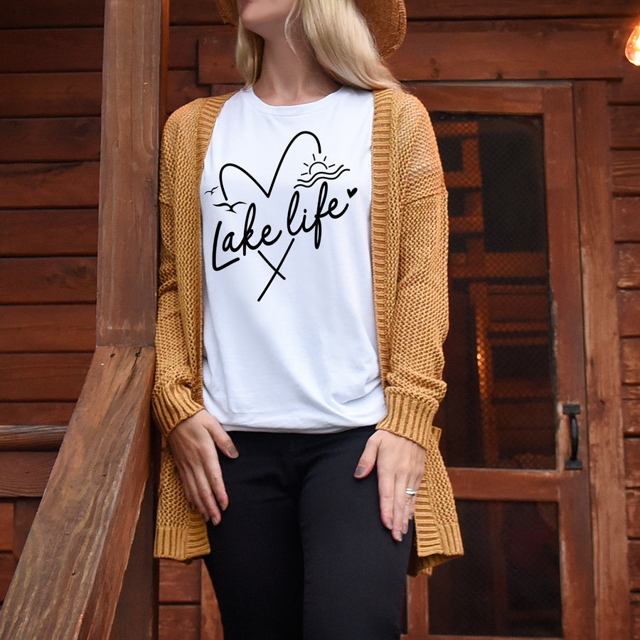 Lake Life Heart Unisex T-shirt
