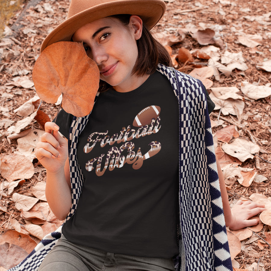 Leopard Football Vibes Unisex T-shirt