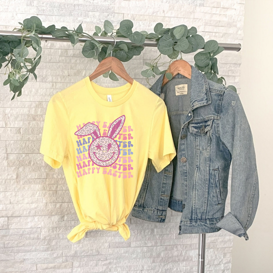 Happy Easter Smiley Face Unisex T-shirt